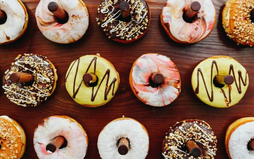 Assortment of donuts